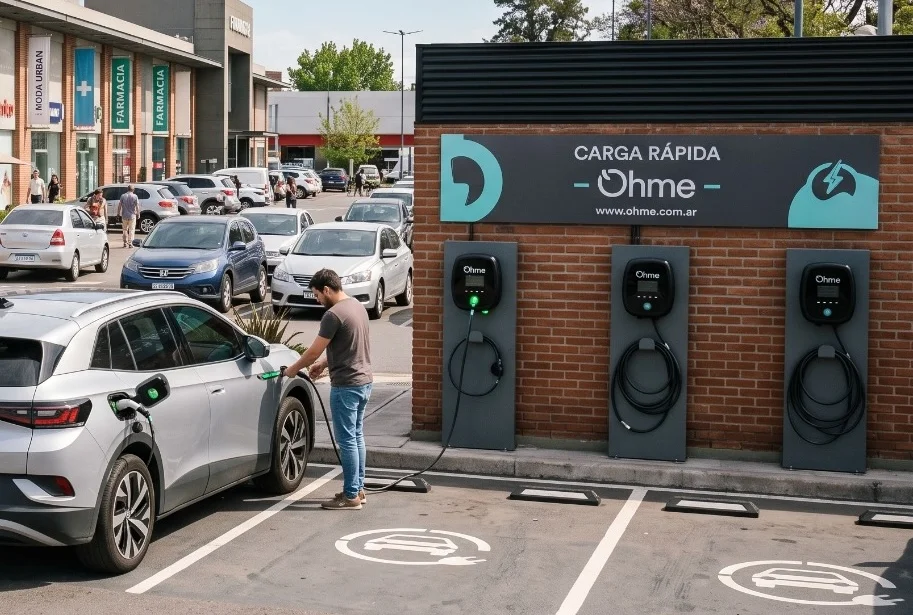 Cargador Ohme Home Pro, unidad de carga para auto eléctrico